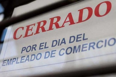 Los negocios estarán cerrados este lunes por el día del Empleado de Comercio.